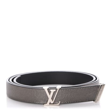 dark silver louis vuitton belt|louis vuitton belt 20mm.